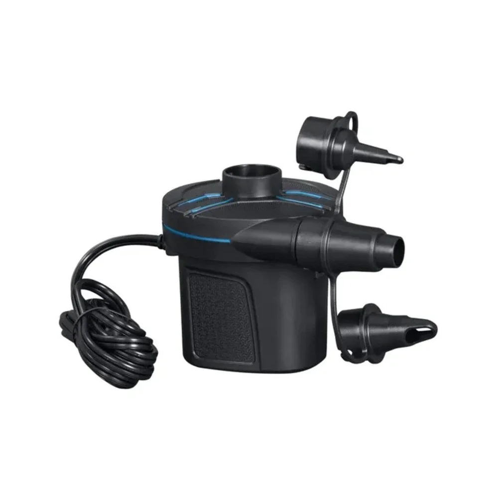 Bestway‎ PowerTouch AC Electric Air Pump 110-120V Powerful 3 Valve Adaptors NEW